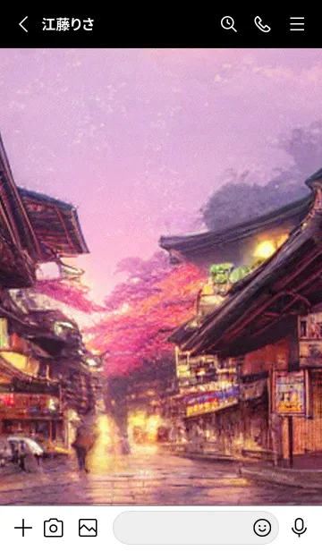 [LINE着せ替え] 大きな桜MMDD124。の画像2