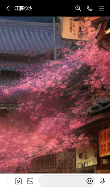 [LINE着せ替え] 大きな桜MMDD122。の画像2