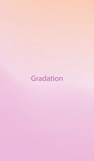 [LINE着せ替え] gradation ORANGE&PINK 82の画像1