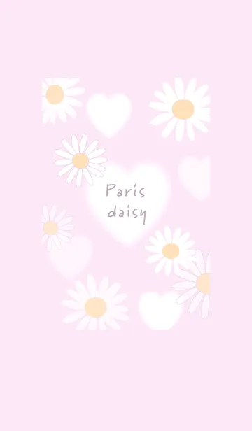 [LINE着せ替え] お洒落なマーガレット♡pinkpurple11_1の画像1