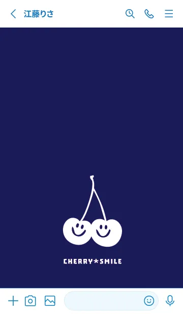 [LINE着せ替え] チェリー スマイル 202の画像2