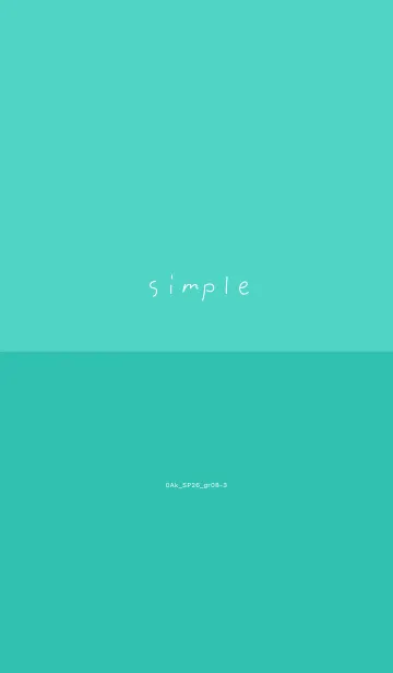 [LINE着せ替え] 0Ak_26_グリーン8-3の画像1