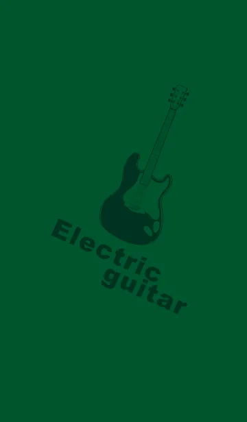 [LINE着せ替え] ELECTRIC GUITAR CLR 深緑の画像1