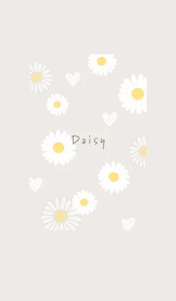 [LINE着せ替え] 春のデイジー♡brown03_1の画像1