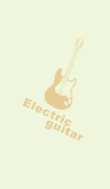[LINE着せ替え] ELECTRIC GUITAR CLR ホワイトリリーの画像1