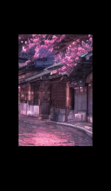 [LINE着せ替え] 和の夜桜#EP023。の画像1