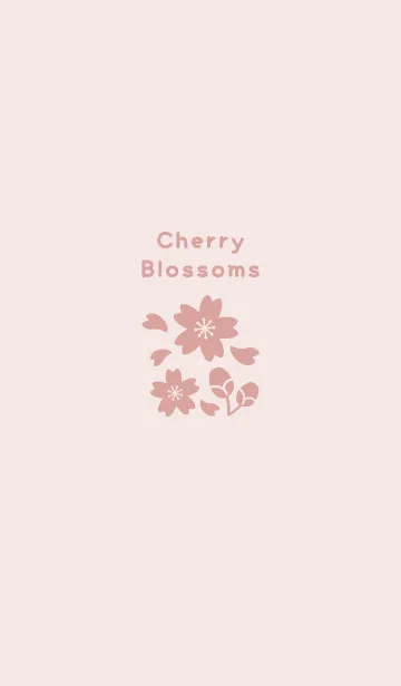 [LINE着せ替え] 桜18<ピンクオレンジ>の画像1