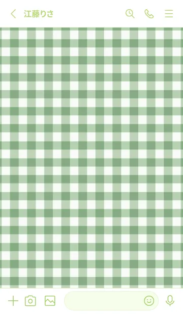 [LINE着せ替え] ザ ハート チェック .41の画像2