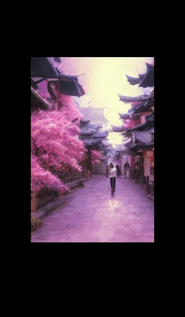 [LINE着せ替え] 和の夜桜#EP019。の画像1