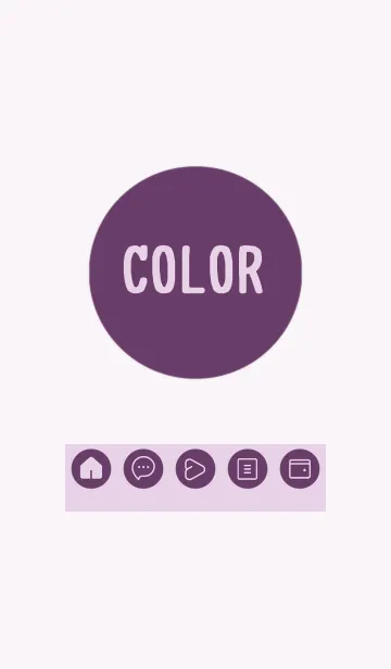 [LINE着せ替え] purple color A28の画像1