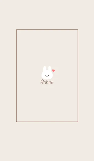 [LINE着せ替え] Rabbit-Dusky.Beige 26の画像1