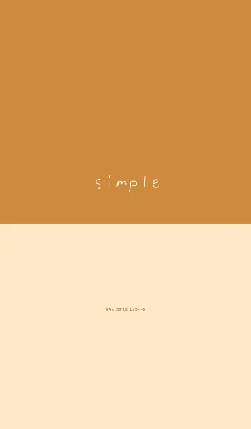 [LINE着せ替え] 0Ak_26_ブラウン4-6の画像1