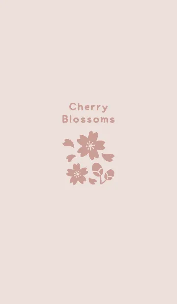 [LINE着せ替え] 桜19<オレンジ>の画像1