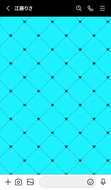 [LINE着せ替え] ハート レース 5の画像2