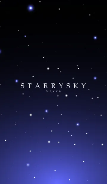 [LINE着せ替え] STARRY SKY-STAR MEKYM 14の画像1