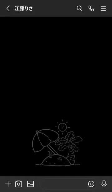 [LINE着せ替え] Summer Darkの画像2