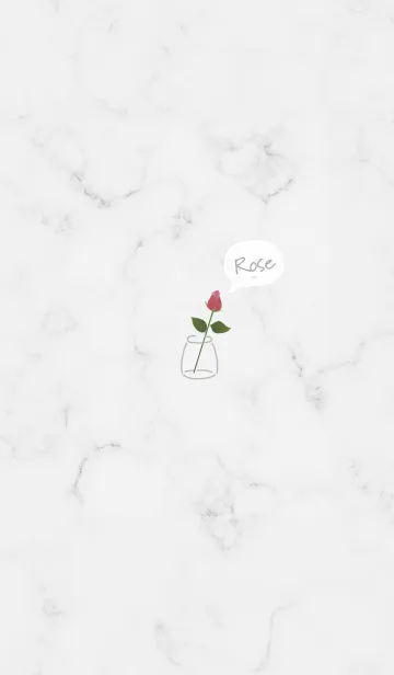 [LINE着せ替え] simple rose♡gray01_1の画像1