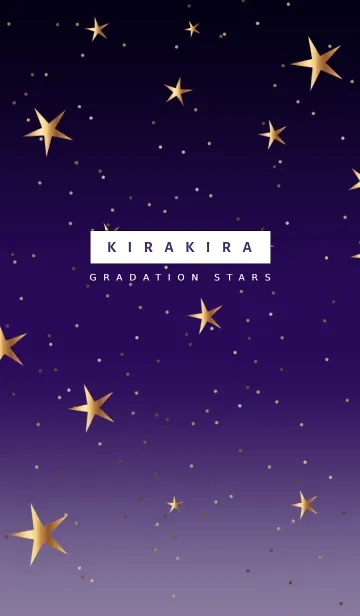 [LINE着せ替え] キラキラ ‐グラデーション・スター-の画像1