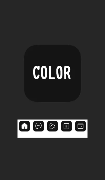 [LINE着せ替え] bw color B27の画像1