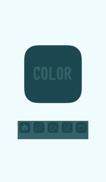 [LINE着せ替え] blue color B28の画像1