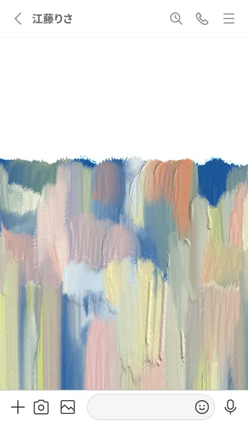 [LINE着せ替え] 油絵アート【le soleil paint 448】の画像2