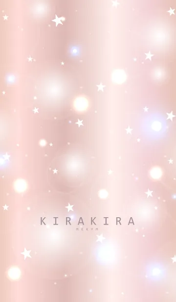 [LINE着せ替え] KIRAKIRA STAR - PINK GOLD 12の画像1