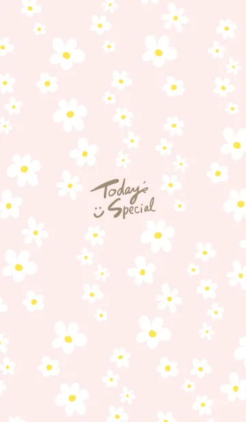 [LINE着せ替え] 白い花なみなみ16の画像1