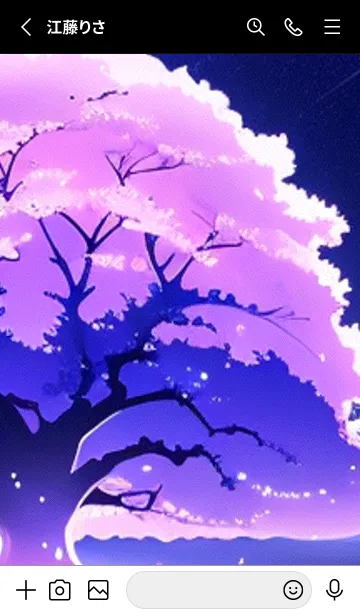 [LINE着せ替え] 幻想桜#ER06。の画像2