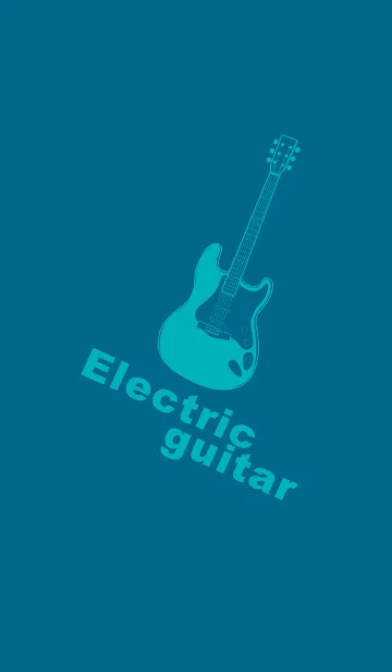 [LINE着せ替え] ELECTRIC GUITAR CLR 鴨の羽色の画像1