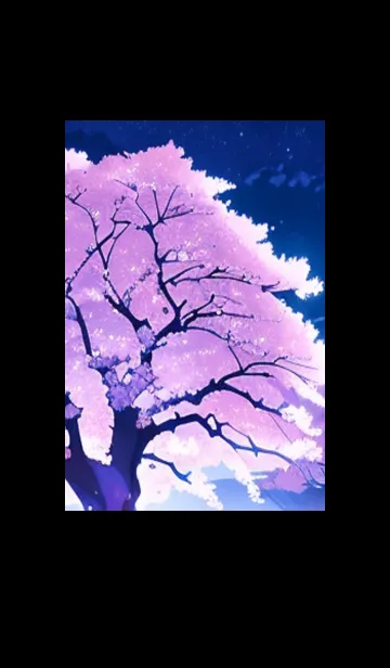 [LINE着せ替え] 幻想桜#ER03。の画像1