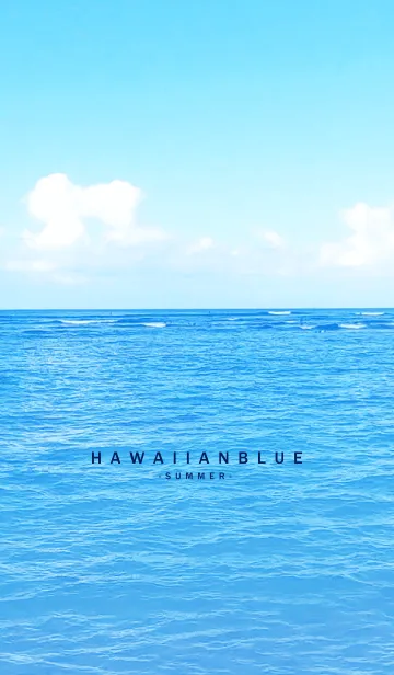[LINE着せ替え] HAWAIIAN BLUE-SUMMER.MEKYM 18の画像1