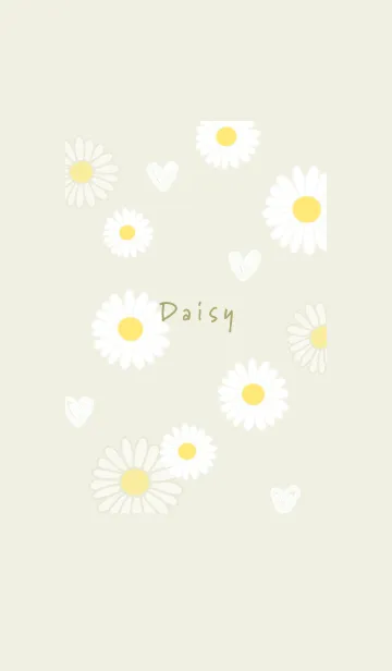 [LINE着せ替え] 春のデイジー♡green07_1の画像1