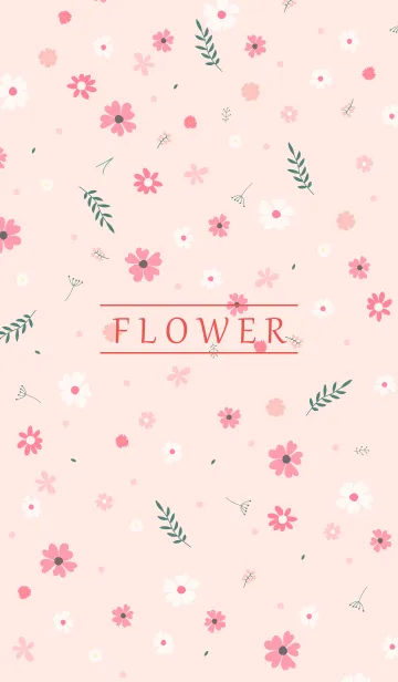 [LINE着せ替え] MANY FLOWERS PINK 104の画像1
