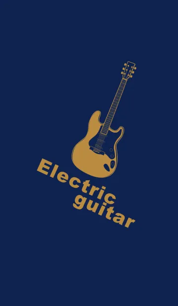 [LINE着せ替え] ELECTRIC GUITAR CLR 濃藍の画像1