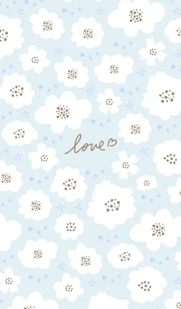 [LINE着せ替え] 星と花26の画像1