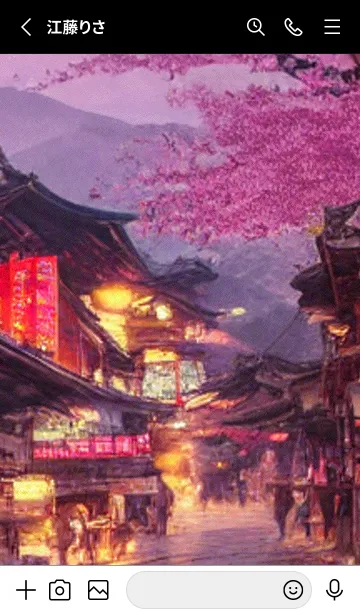 [LINE着せ替え] 幻想桜#ER12。の画像2