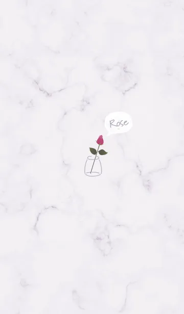 [LINE着せ替え] simple rose♡violet03_1の画像1