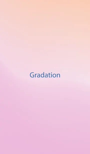 [LINE着せ替え] gradation ORANGE&PINK 84の画像1
