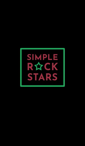 [LINE着せ替え] シンプル ロック スター 91の画像1