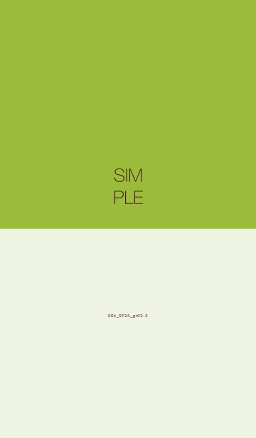 [LINE着せ替え] 00k_24_グリーン3-3の画像1