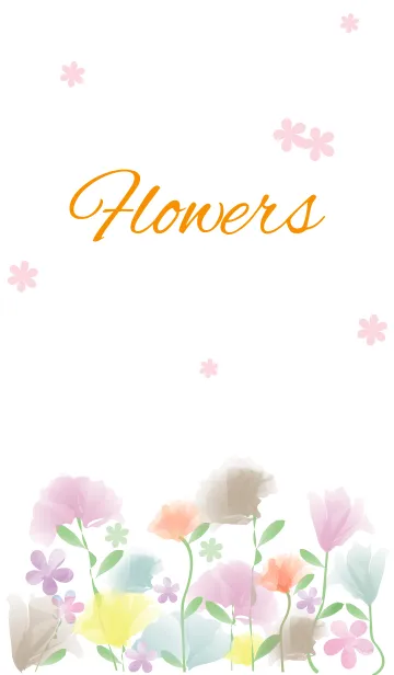 [LINE着せ替え] F l o w e r s - Pretty 36 -の画像1