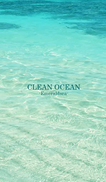 [LINE着せ替え] CLEAN OCEAN Emerald sea-HAWAII 10の画像1
