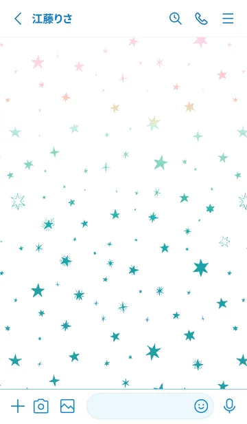 [LINE着せ替え] ミニ スターズ _129の画像2