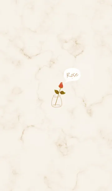 [LINE着せ替え] simple rose♡beige04_1の画像1