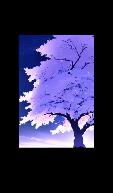 [LINE着せ替え] 幻想桜#ER012。の画像1