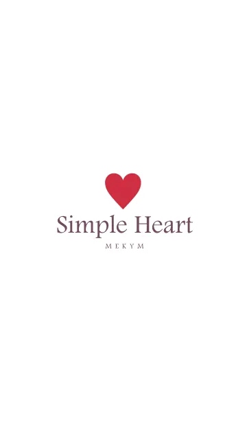 [LINE着せ替え] SIMPLE HEART-LOVE 24の画像1