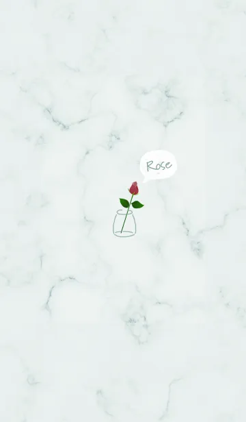 [LINE着せ替え] simple rose♡bluegreen05_1の画像1