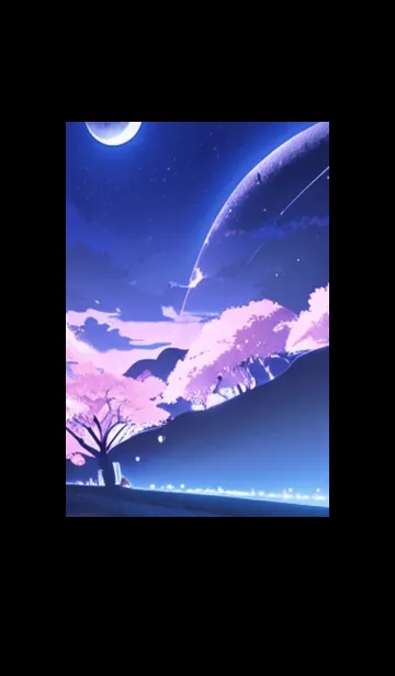 [LINE着せ替え] 幻想桜#ER010。の画像1