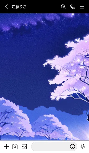 [LINE着せ替え] 幻想桜#ES29。の画像2