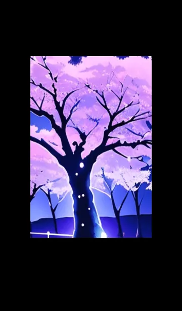 [LINE着せ替え] 幻想桜#ES214。の画像1